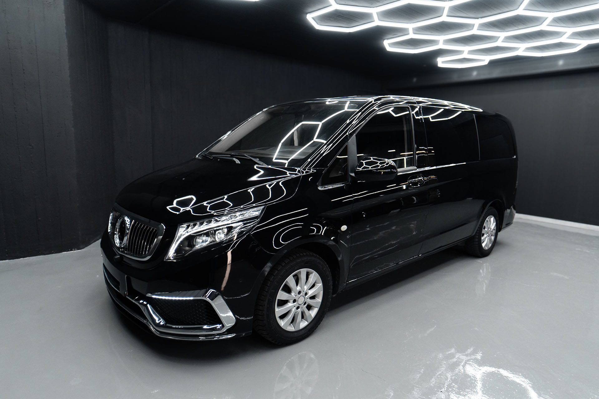 Mercedes V-Class luxury van rental in Athens